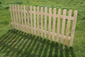 Recinzione steccato in legno naturale per esterno/interno